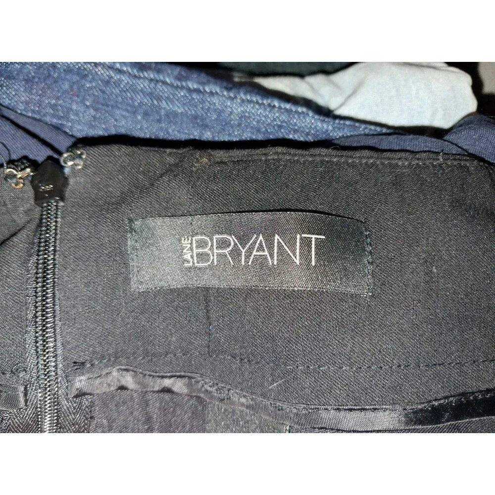 Lane Bryant Black Pull On Pencil Skirt Womens Size 22 Stretch Career Office Plus